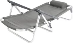Bo-Camp Beach Chair - Monaco - Aluminium - Grijs -Buitenkampeer Winkel 1200x715 3