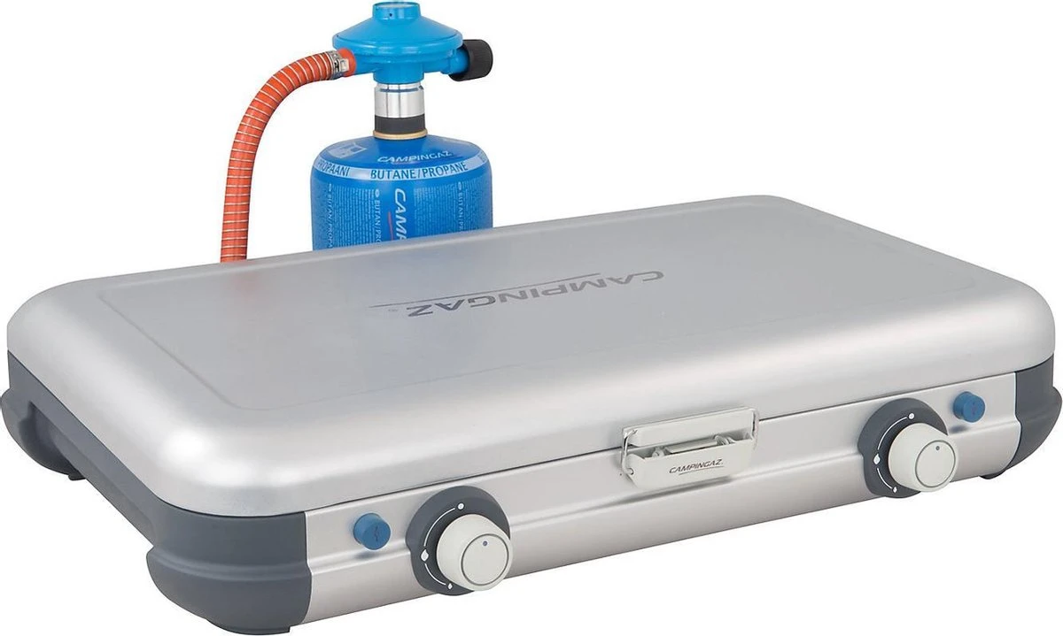 Campingaz Camping Kitchen 2 CV PZ Camping Kooktoestel - 2-pits - 2x 2000 Watt - Piezo 3 Campingaz Camping Kitchen 2 CV PZ Camping Kooktoestel - 2-pits - 2x 2000 Watt - Piezo - Afbeelding 3