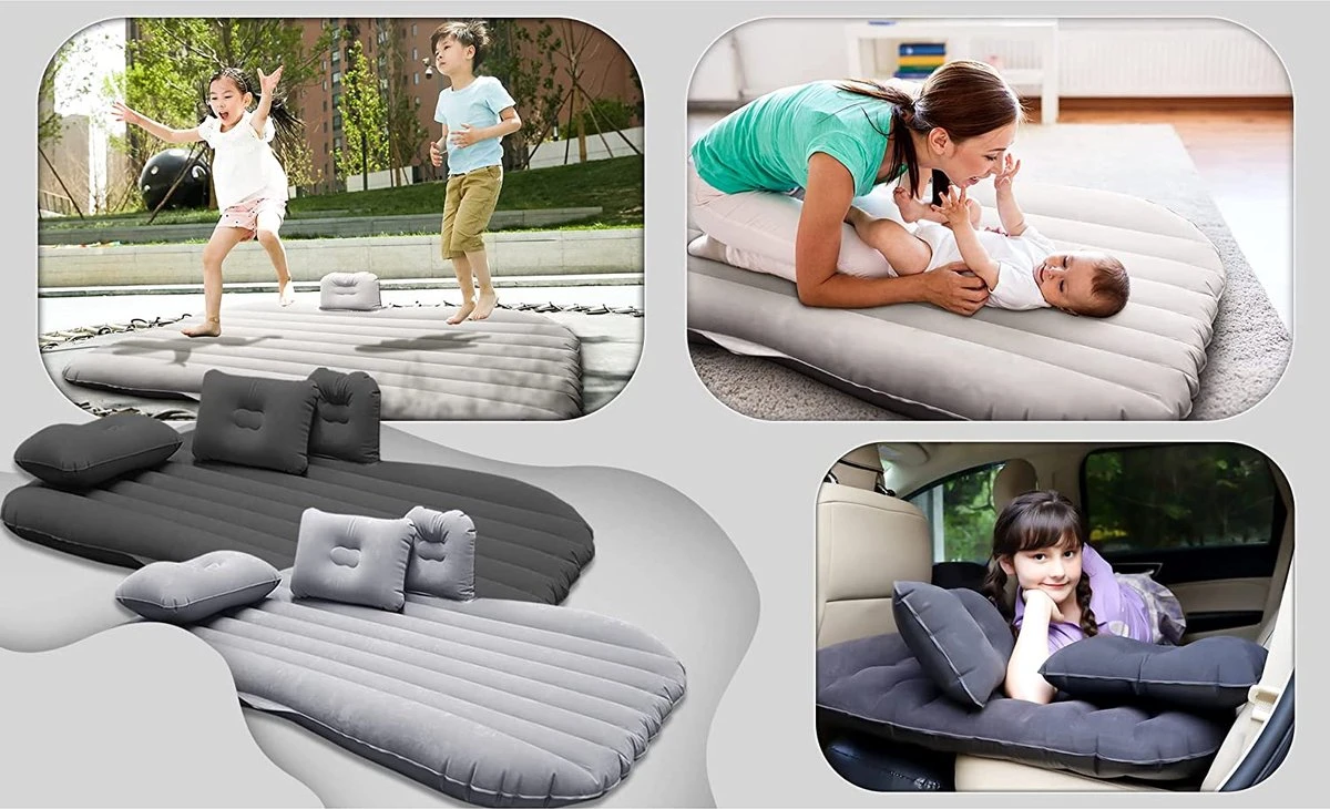Opblaasbaar Matras Voor In De Auto, Opblaasbaar Bed, Opvouwbaar, Comfortabele Autostoel, Automatras Met Elektrische Luchtpomp En 3 Adapters, 2 Kussens En Draagtas, Voor Camping, Reizen (zwart) 1 Opblaasbaar Matras Voor In De Auto, Opblaasbaar Bed, Opvouwbaar, Comfortabele Autostoel, Automatras Met Elektrische Luchtpomp En 3 Adapters, 2 Kussens En Draagtas, Voor Camping, Reizen (zwart)