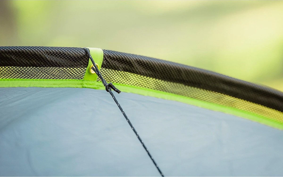 Coleman Vail 6L Tunneltent - Familie Tent - 6-Persoons - Grijs/Groen 4 Coleman Vail 6L Tunneltent - Familie Tent - 6-Persoons - Grijs/Groen - Afbeelding 4