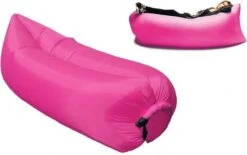 Air Lounger - Lucht Lounger Sofa Matras Roze- Zwembad- Strand- Luchtbed Airlounger