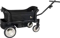 Deryan Luxe Sandy Bolderkar - Duo Buggy - Tandem Buggy - Opvouwbaar - Inklapbare Bolderwagen - Duo Kinderwagen - Zwart -Buitenkampeer Winkel 1200x761 3