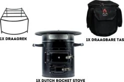 Dutch Rocket Stove - Rocket Stove - Kooktoestel Op Houtvuur - Met Draagtas - Dutch Oven -Buitenkampeer Winkel 1200x793 5