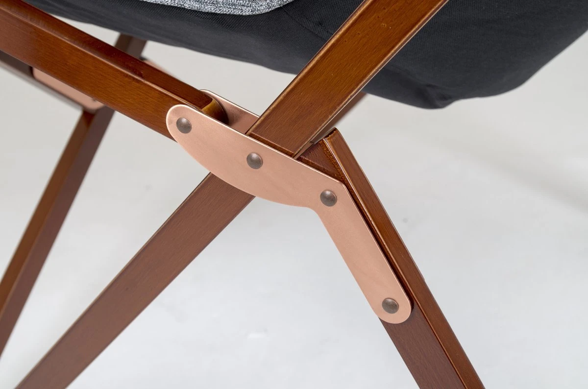 Bo-Camp - Urban Outdoor - Relaxstoel - Bloomsbury - L - Oxford Polyester - Grijs 5 Bo-Camp - Urban Outdoor - Relaxstoel - Bloomsbury - L - Oxford Polyester - Grijs - Afbeelding 5