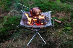 Firekorf + Grill + Spit : Opvouwbare Vuurkorf / Vuurschaal Met Rooster En Spit - Draagbare BBQ - Opbergtas - Kampeer Grill - Kookset -Buitenkampeer Winkel 1200x799 104