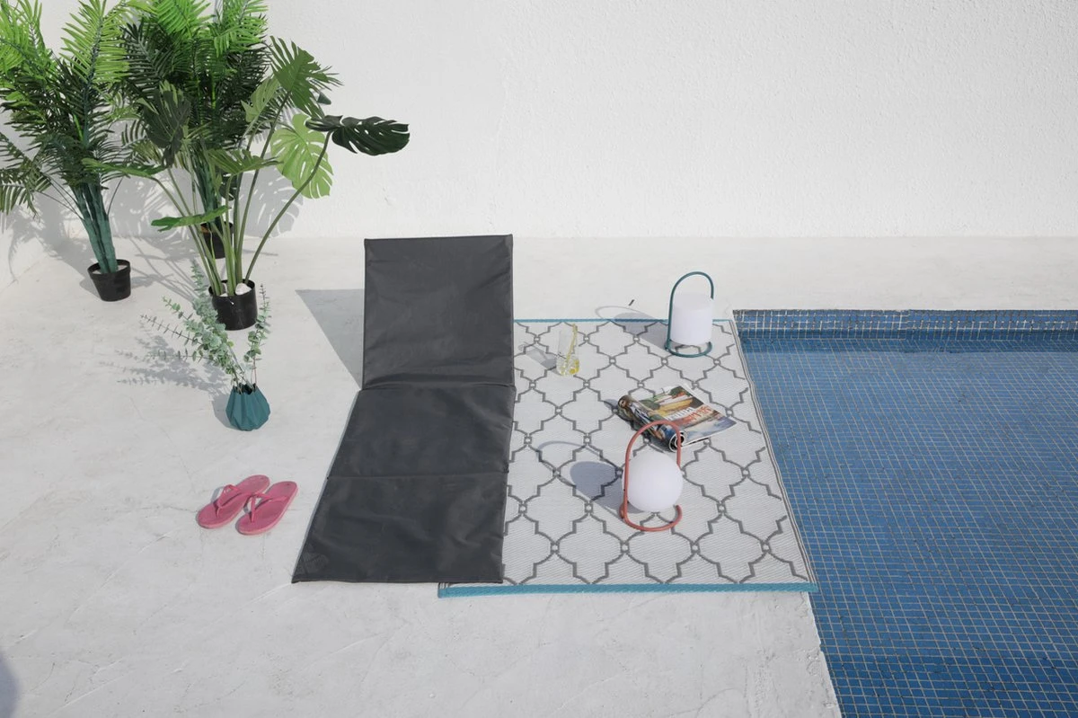 Intimo Strandmat - 2 Stuks - Grijs - 100x51x41cm 6 Intimo Strandmat - 2 Stuks - Grijs - 100x51x41cm - Afbeelding 6