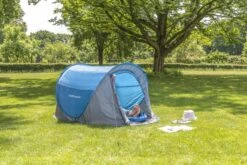 Dunlop Pop Up Tent 220 X 120 X 90 Cm - Grijs/ Blauw - 1 Persoons 12 Dunlop Pop Up Tent 220 X 120 X 90 Cm - Grijs/ Blauw - 1 Persoons -Buitenkampeer Winkel 1200x800 18