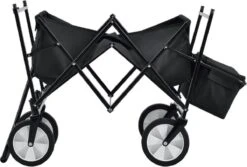 Rijoka Opvouwbare Bolderkar/Bolderwagen | Met Dakje En Draagtas | Zwart -Buitenkampeer Winkel 1200x811 5