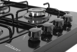 Zilan - Vrijstaande Gaskookplaat - 4 Branders - Gaskooktoestel 4 Pits - Zwart - Roestbestendig -Buitenkampeer Winkel 1200x819 4