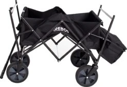 AREBOS Handwagen Vouwbare Dak Handwagen Vouwbare Trolley Uitrustingswagen Zwart -Buitenkampeer Winkel 1200x828 2