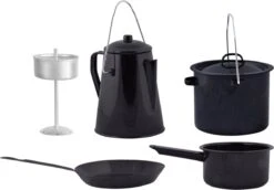 ESSCHERT DESIGN Pannenset Kampvuur - 4 Delig - Outdoor - Metaal -Buitenkampeer Winkel 1200x837 2