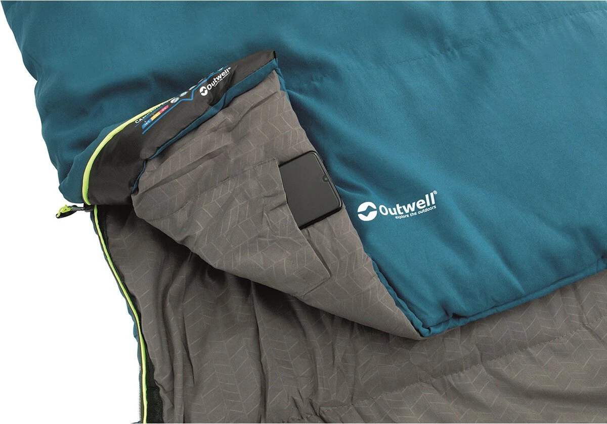 Outwell Slaapzak Campion Lux Blauw 10 Outwell Slaapzak Campion Lux Blauw - Afbeelding 10