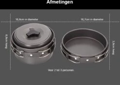 Hikr® Camping Pannenset - Complete 22-delige Kookset - Lichtgewicht - Kookgerei Servies - Outdoor - BPA-vrij - Keukengerei Set 10 Hikr® Camping Pannenset - Complete 22-delige Kookset - Lichtgewicht - Kookgerei Servies - Outdoor - BPA-vrij - Keukengerei Set -Buitenkampeer Winkel 1200x848 6
