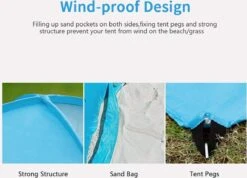 IGOODS Pop-up Tent - 2/3-Persoons - Blauw 11 IGOODS Pop-up Tent - 2/3-Persoons - Blauw -Buitenkampeer Winkel 1200x866 1