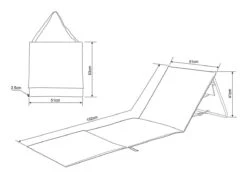 Intimo Strandmat - 2 Stuks - Grijs - 100x51x41cm 26 Intimo Strandmat - 2 Stuks - Grijs - 100x51x41cm -Buitenkampeer Winkel 1200x874 3