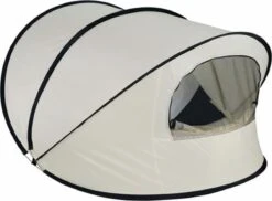 Deryan Luxe Pop Up Strandtent XXL - Anti-UV 50+ - Cream -Buitenkampeer Winkel 1200x883