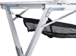 Campart Campingtafel XL TA-0806 - Opvouwbaar, Lichtgewicht En Met Verstelbare Poten - Kampeertafel Inklapbaar Inclusief Opbergtas - 140 X 80 X 70 Cm - Wit -Buitenkampeer Winkel 1200x891 3