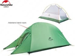 Cloud Up 1 Upgraded - Naturehike® - 1 Persoons Tent - Lichtgewicht Tent - Incl. Grondzeil - 210T 3000mm - Outdoor - Waterdicht - Hiking & Wandelen -Buitenkampeer Winkel 1200x897