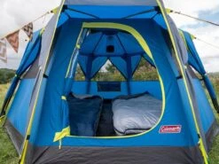Coleman OctaGo Tent - Festival - 3-Persoons - Blauw/lime -Buitenkampeer Winkel 1200x900 10