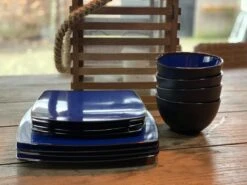 Camping Servies - 12 Delig – 100% Melamine Servies Set – Campingservies – Melamine Servies - Blue Ocean -Buitenkampeer Winkel 1200x900 67