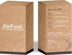 AirFeel Opblaasbaar Slaapmatje - Ingebouwde Pomp En Kussen - Lichtgewicht - 196 X 60 X 6cm - Gray -Buitenkampeer Winkel 1200x928