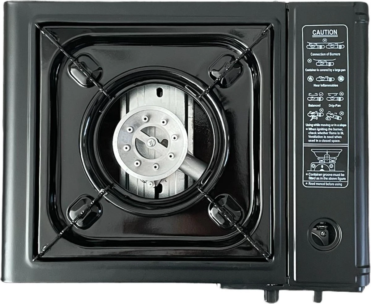 Draagbaar Camping Kookstel 1-Pits - Kooktoestel Kampeer Kookstel - Gasstel Gasfornuis Gaspit - Gas Kookplaat 5 Draagbaar Camping Kookstel 1-Pits - Kooktoestel Kampeer Kookstel - Gasstel Gasfornuis Gaspit - Gas Kookplaat - Afbeelding 5