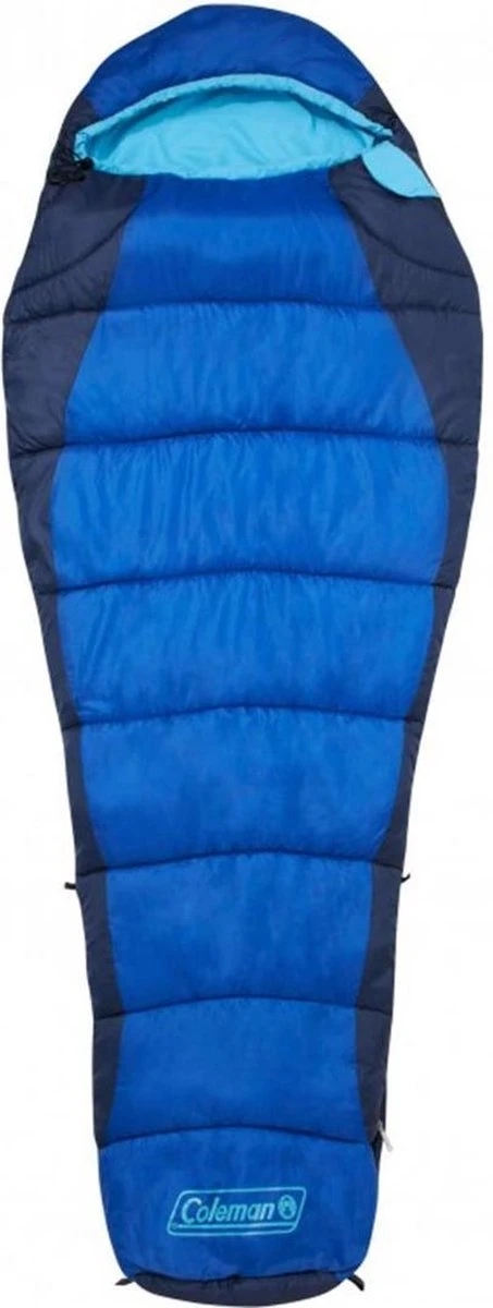 Coleman Fision 100 Mummy Slaapzak - 208 X 81 Cm - Blauw 7 Coleman Fision 100 Mummy Slaapzak - 208 X 81 Cm - Blauw - Afbeelding 7