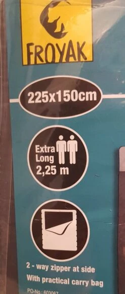 Froyak - 2-persoons Slaapzak XXL Grijs 225 X 150 Cm - Tweepersoonsslaapzak - Tweepersoons - Slaapzak 5 Froyak - 2-persoons Slaapzak XXL Grijs 225 X 150 Cm - Tweepersoonsslaapzak - Tweepersoons - Slaapzak -Buitenkampeer Winkel 511x1200 1