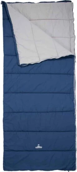 NOMAD® Brisbane XL Slaapzak | 220x90cm Blauw | Lichtgewicht & Kwalitatief | Dekenmodel Slaapzak | Incl Hoes -Buitenkampeer Winkel 539x1200