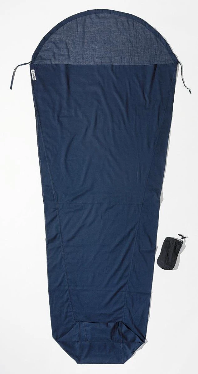 Cocoon Mummyliner - Lakenzak - Egyptisch Katoen - Tuareg 2 Cocoon Mummyliner - Lakenzak - Egyptisch Katoen - Tuareg - Afbeelding 2