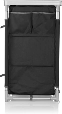 Campart Campingkeuken KI-0734 - Campingkast Groot - 4 Verstelbare Poten - Opvouwbaar En Lichtgewicht - Inclusief Opbergtas - Grijs 14 Campart Campingkeuken KI-0734 - Campingkast Groot - 4 Verstelbare Poten - Opvouwbaar En Lichtgewicht - Inclusief Opbergtas - Grijs -Buitenkampeer Winkel 653x1200 1