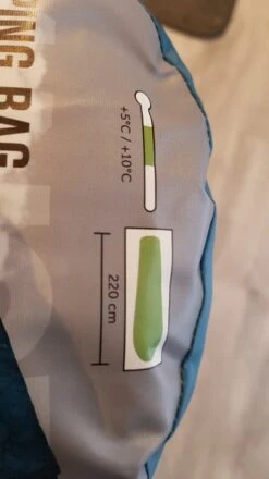 Max Ranger - XL Mummieslaapzak Blauw 220 X 80 Cm - Extra Grote Mummieslaapzak - XL Mummie Slaapzak Blauw -Buitenkampeer Winkel 674x1200