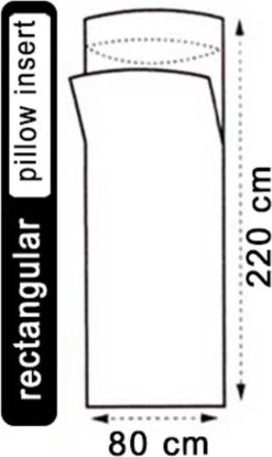 LOWLAND OUTDOOR® LAKENZAK - 100% KATOEN - RECHT MODEL - 220X80 CM - 350GR -Buitenkampeer Winkel 716x1200