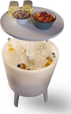 Keter Coolbar Partytafel – Lichtgevend - 49,5x49,5x57cm - Wit -Buitenkampeer Winkel 749x1200 2