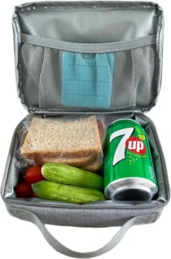 Brisby 4 Laags Geïsoleerde Koeltas - Lunchtas 1.5 Liter - Lichtgrijs -Buitenkampeer Winkel 794x1200 25