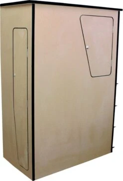 Camper Keuken MDF - Linkerkant EU - Inclusief Kledingstang + Wijnrek - Onbewerkt - Inbouw Kasten Inrichting Kampeerauto Caravan -Buitenkampeer Winkel 812x1200 1