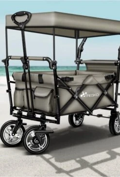 Wildebeest Bolderkar Opvouwbaar Grijs - Bolderwagen Met Kinder Zitje - Bolderkarren - Handkar Grijs - Opvouwbaar Transportwagen - Transportkar - Handkar Tuin Trolley Met Dak Transport Trolley XXL 11 Wildebeest Bolderkar Opvouwbaar Grijs - Bolderwagen Met Kinder Zitje - Bolderkarren - Handkar Grijs - Opvouwbaar Transportwagen - Transportkar - Handkar Tuin Trolley Met Dak Transport Trolley XXL -Buitenkampeer Winkel 812x1200