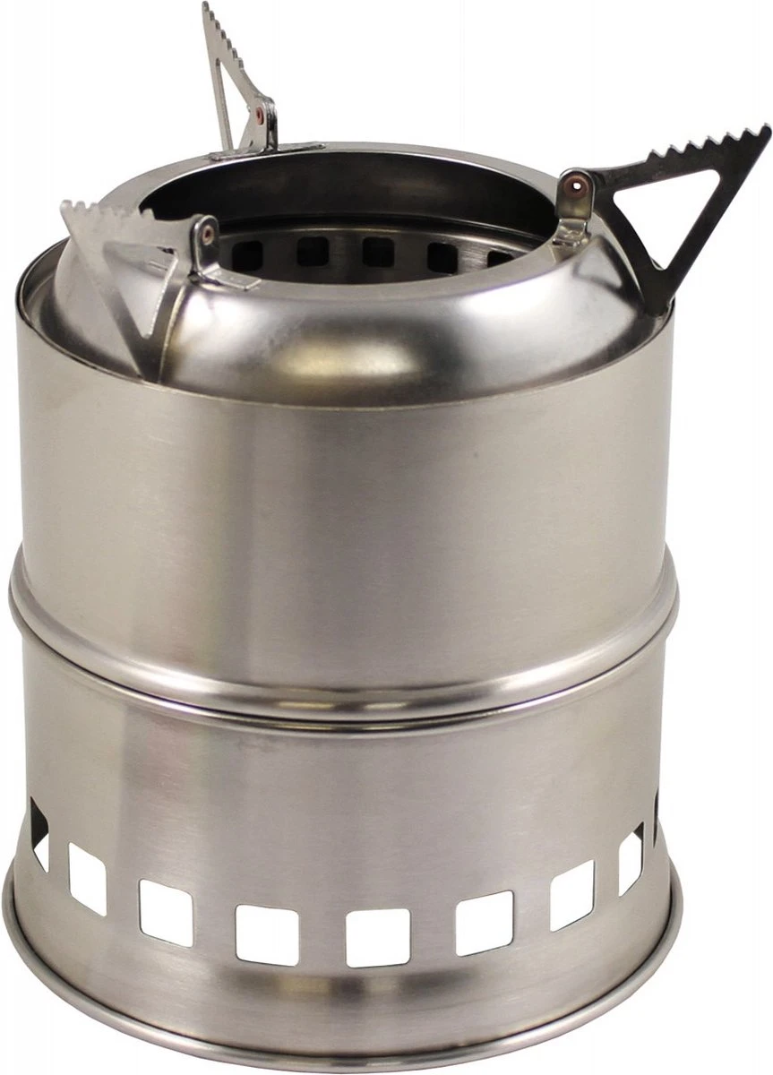 Fox Outdoor - Houtbrander "Forest" - RVS 1 Fox Outdoor - Houtbrander "Forest" - RVS