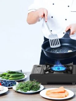 Camping Kooktoestel - Draagbaar Gasfornuis - Incl. 2x Gasflessen En Koffer -Buitenkampeer Winkel 908x1200 6