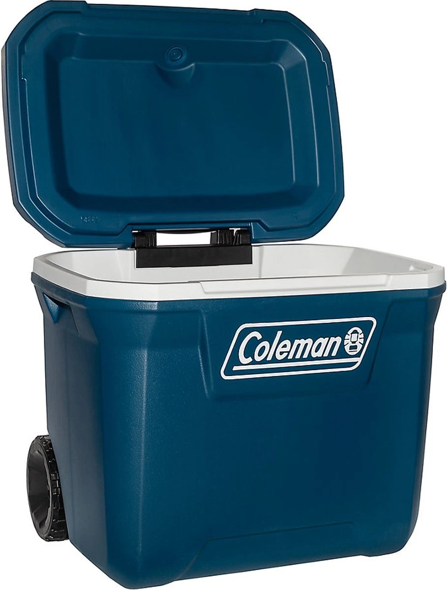 Coleman 50QT Xtreme Koelbox - 47 Liter - Wielen - Blauw 5 Coleman 50QT Xtreme Koelbox - 47 Liter - Wielen - Blauw - Afbeelding 5