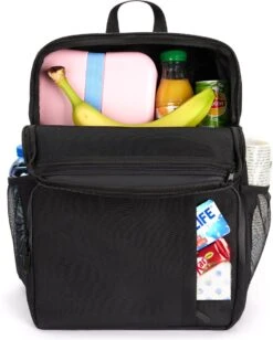 Sunflake Koeltas Rugzak (28L) - Geschikt Voor 16 Blikjes - Lunchtas Voor Dames En Heren - Zwart 11 Sunflake Koeltas Rugzak (28L) - Geschikt Voor 16 Blikjes - Lunchtas Voor Dames En Heren - Zwart -Buitenkampeer Winkel 961x1200 7